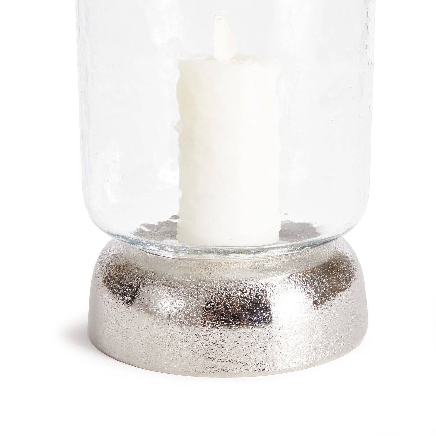 Silver Hurricane Candleholder, Small