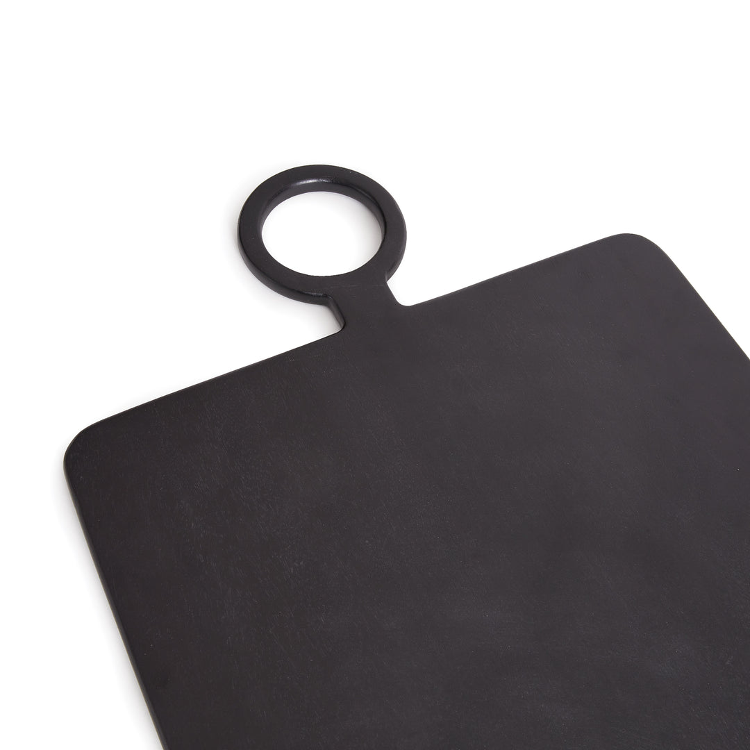 Black Mango Wood Serving Board for Charcuterie and Entertaining