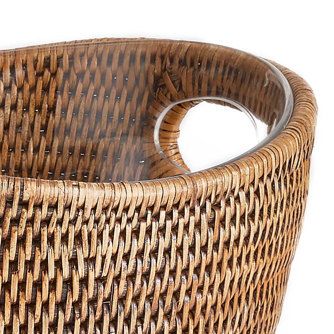 Burma Brown Rattan Beverage Tub – Stylish & Durable