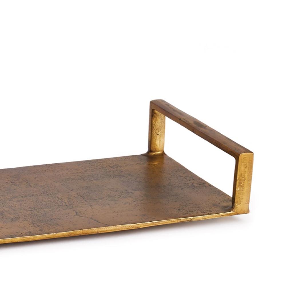 Antique Brass Rectangular Tray