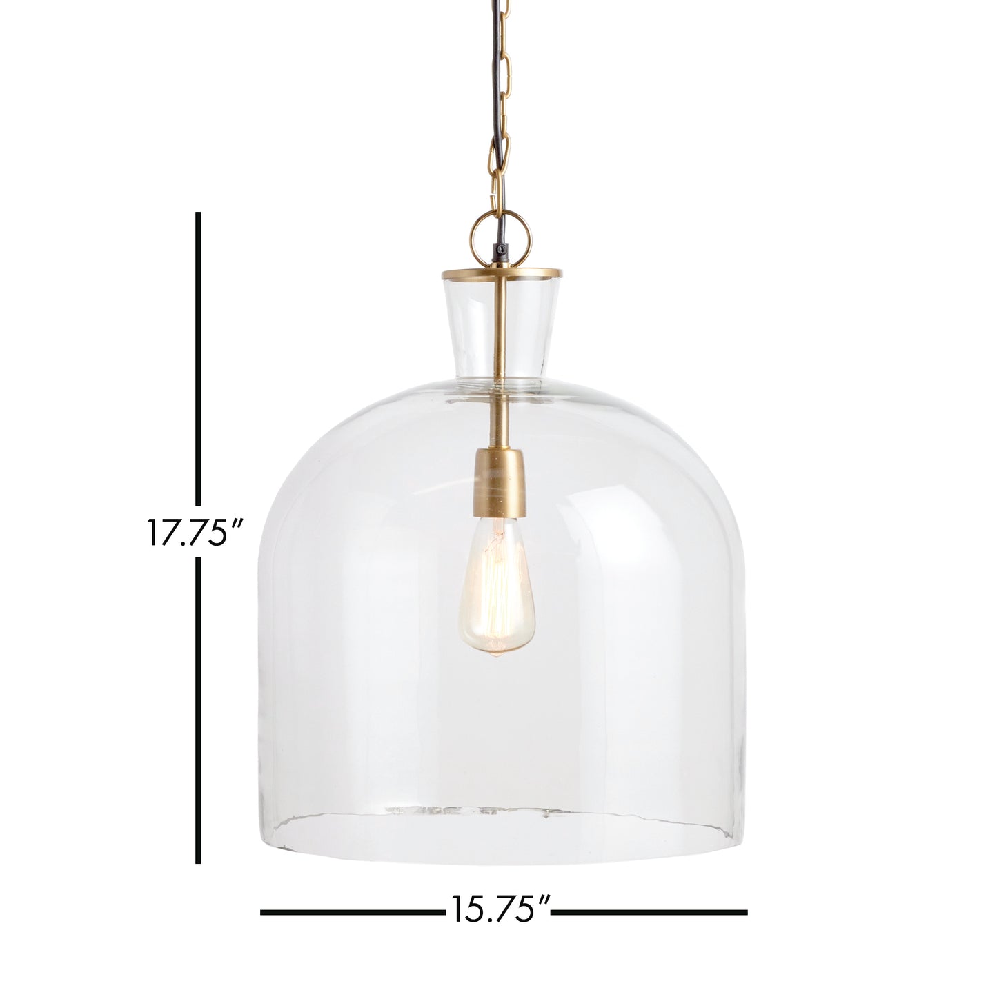 A classic mix of warm brass and seeded glass in grand scale, this pendant is a traditional fixture. Over an island, in an entry or foyer, a beautiful fixture. Expertly designed and crafted, the Belle Glass Grande Island Pendant Light is the perfect addition to any home