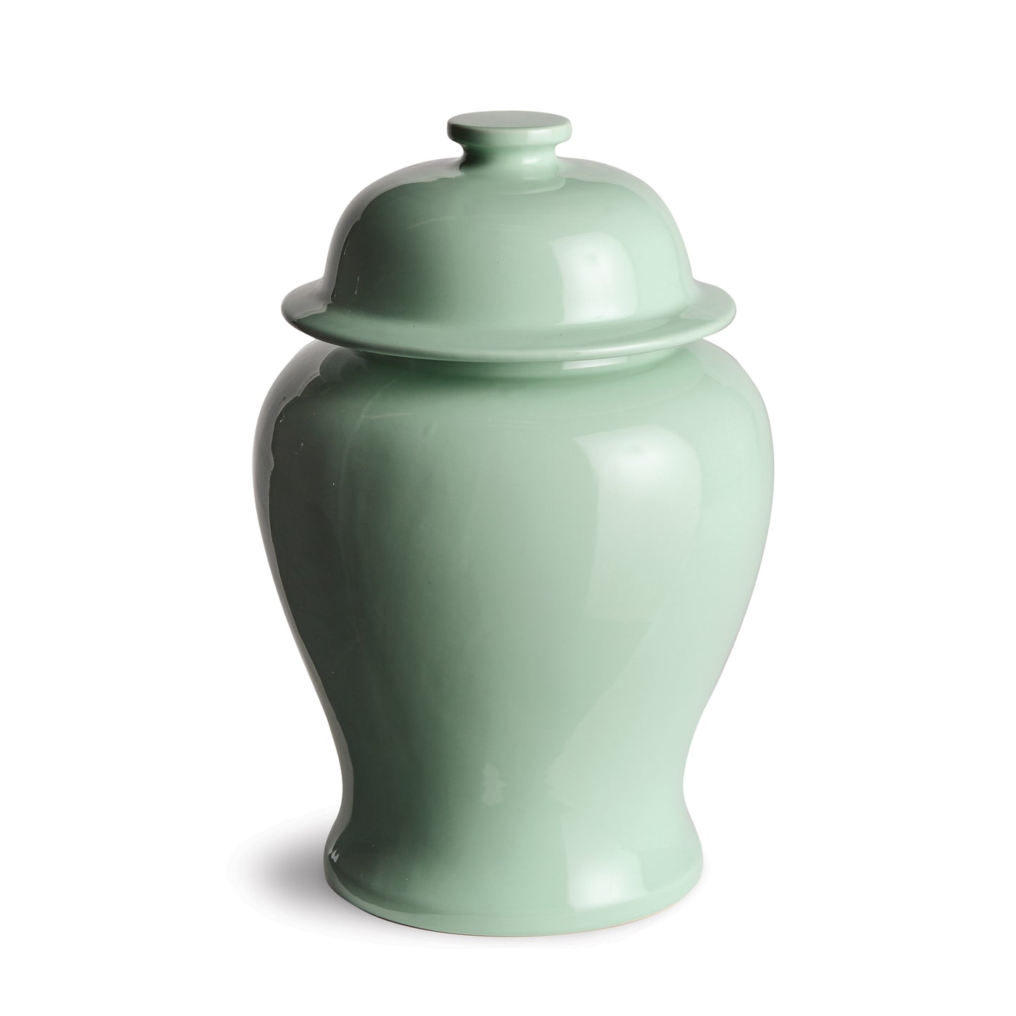 Koa Green Wide Lidded Ginger Jar Small