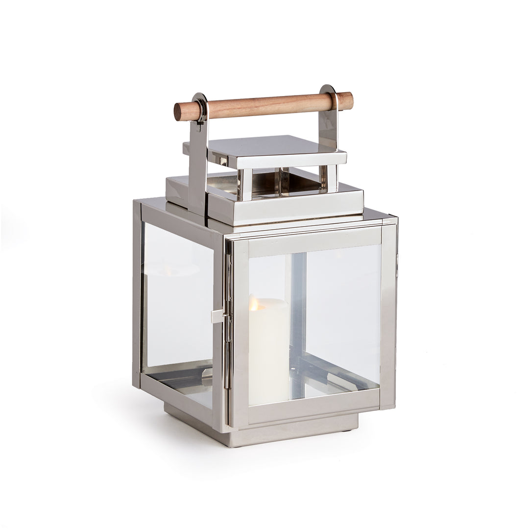 Adwin Outdoor Silver Garden Lantern Small