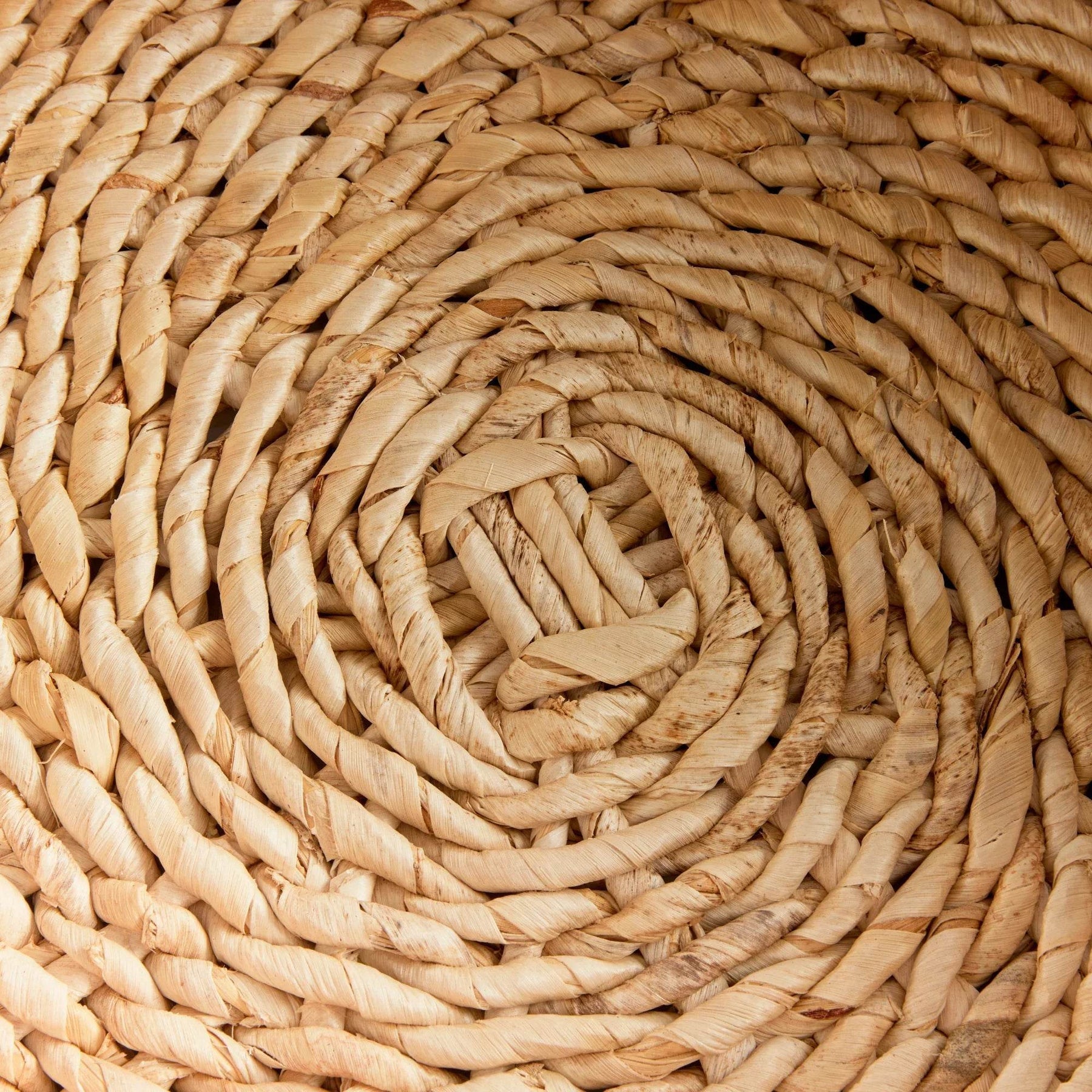 Abaca Braid Round Abaca French Braid Baskets – 2 Pc Set – Delamere Design