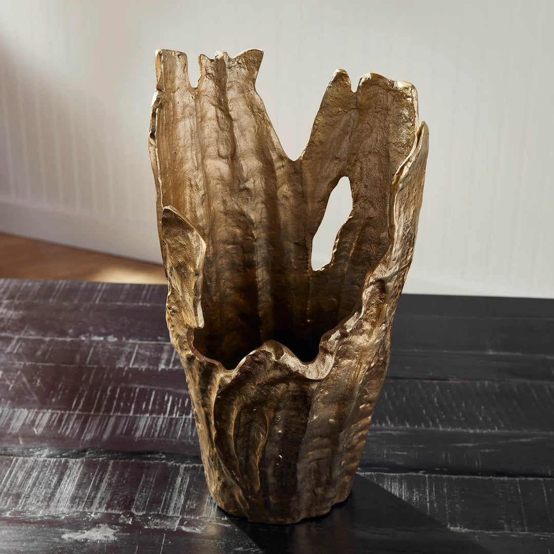 Arbre Gold Vase Large - Delamere Design