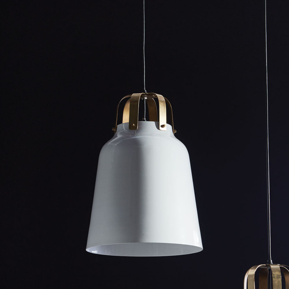 Finley Sleek White Pendant Light