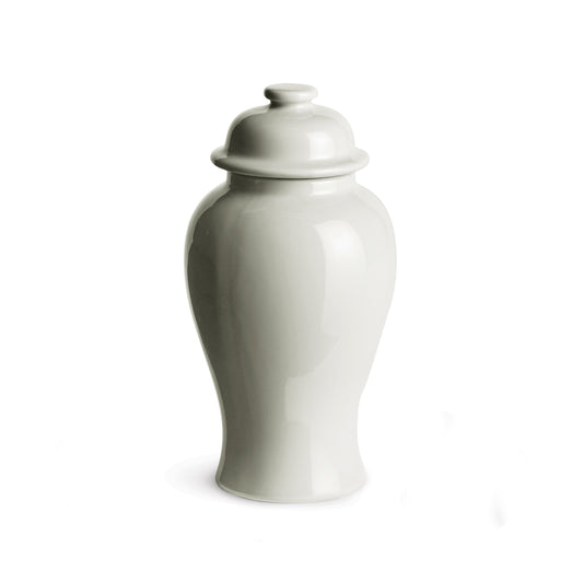 Koa White Lidded Mini Ginger Jar Small