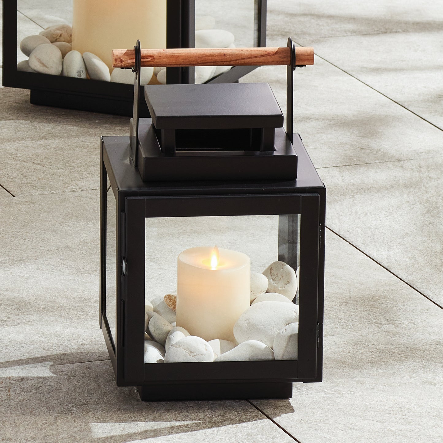 Adwin Outdoor Black Lantern Small