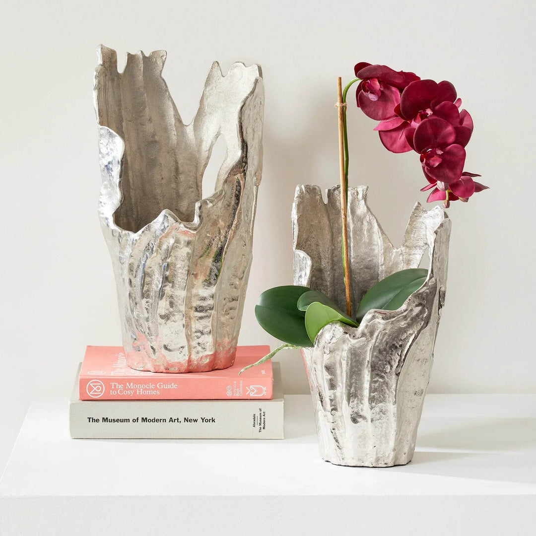 Arbre Silver Vase Large - Delamere Design