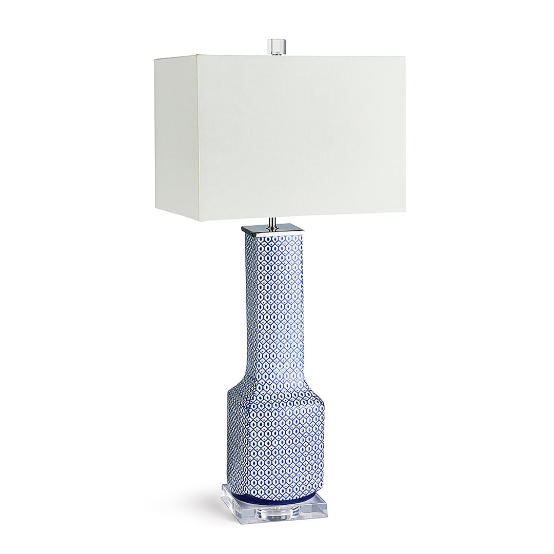 Xing Xing Blue & White Tower Table Lamp