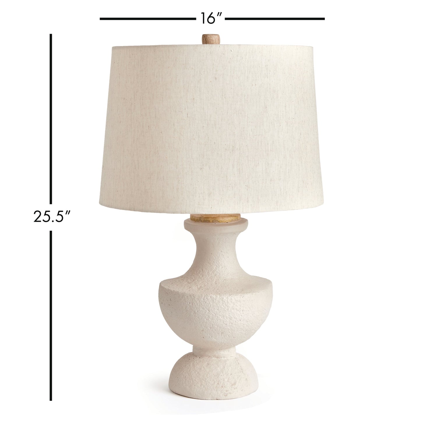 Classic white table lamp dimensions