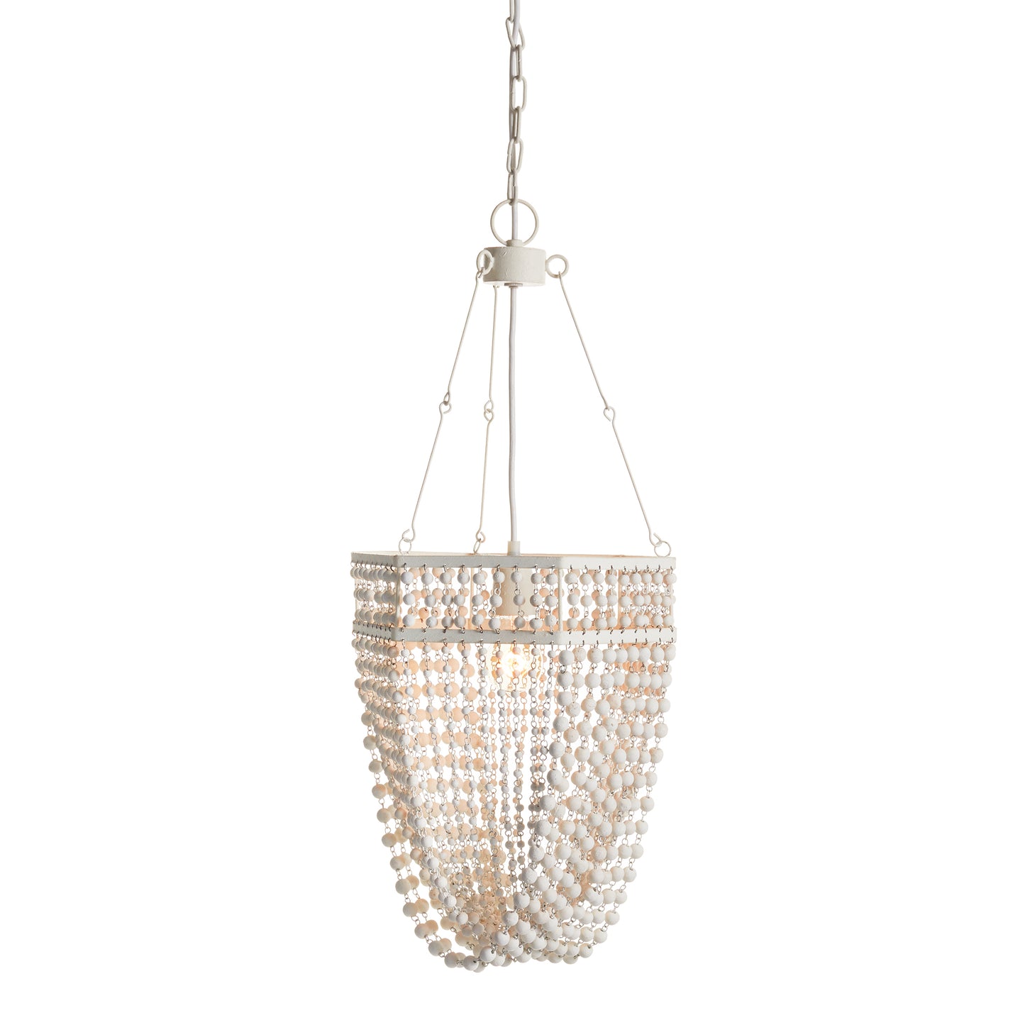 Dripping with sophistication, the Kiara Pendant is utterly on trend. Illuminate the entryway, hall or kitchen table in feminine style. Expertly crafted with a touch of femininity, the Kiara Beaded Pendant Light adds a sophisticated touch to any space. Use it to brighten up your entryway, hall, or kitchen table - and stay on-trend while doing so.