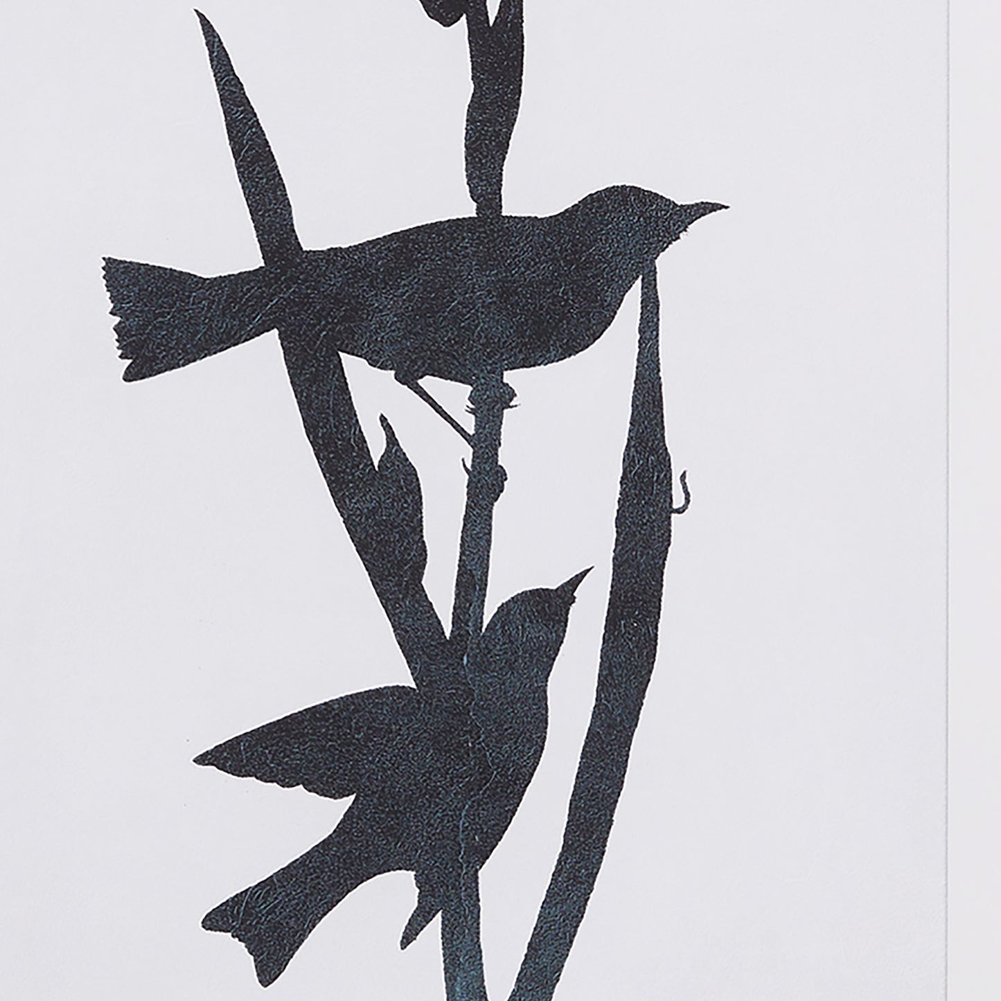 The simplicity of form and composition is executed beautifully in these Bird Silhouette Prints. In a stark contrast of black on white, we see a familiar scene in a whole new light.