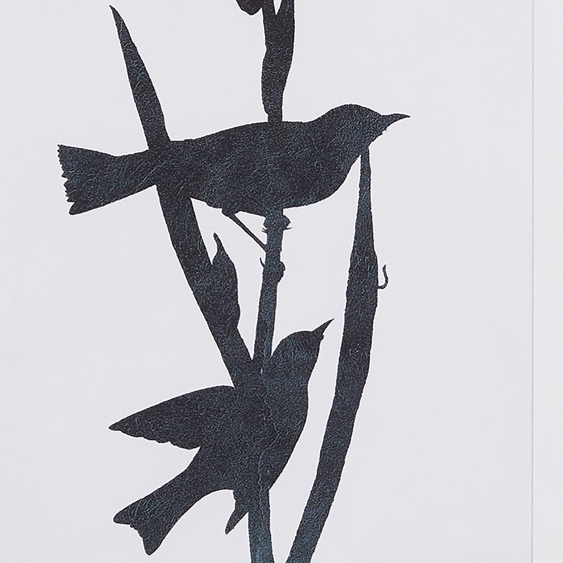 The simplicity of form and composition is executed beautifully in these Bird Silhouette Prints. In a stark contrast of black on white, we see a familiar scene in a whole new light.