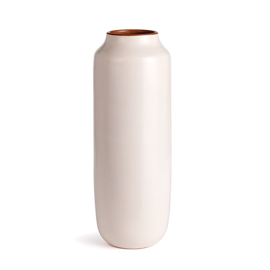 Chiara Beige Decorative Vase, Tall