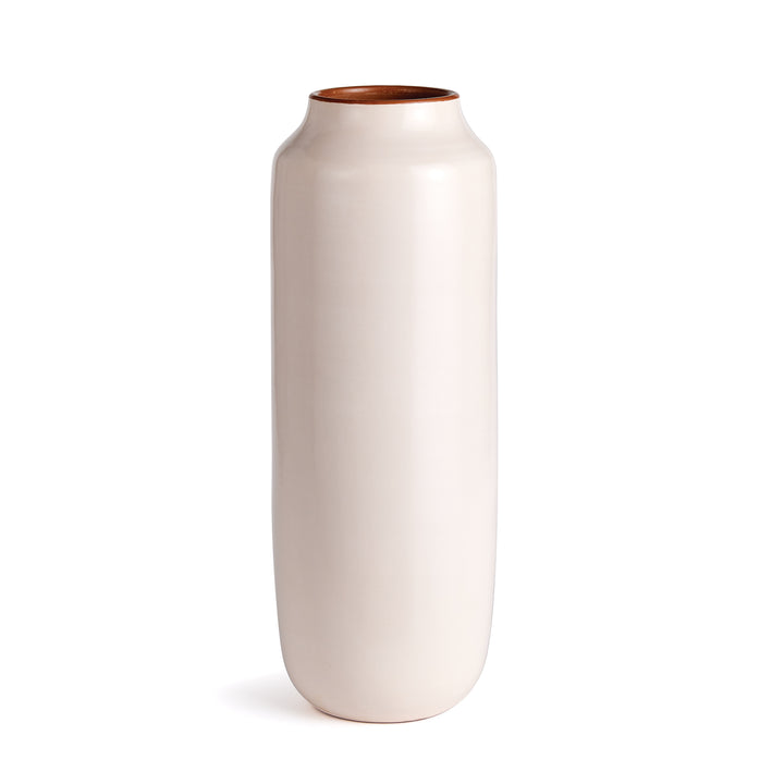 Chiara Beige Decorative Vase, Tall