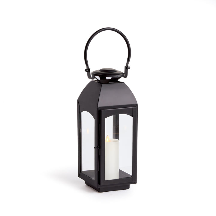 Antoinne Outdoor Black Lantern Small