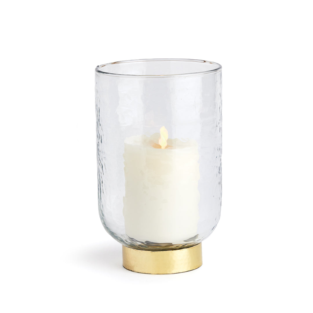 Amira Gold Hurricane Medium Candle Holder