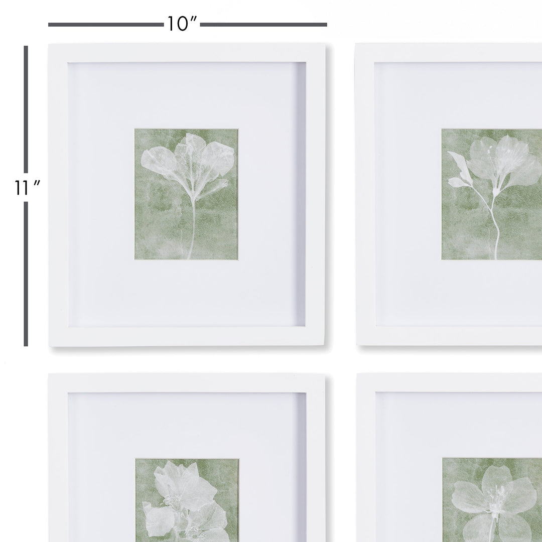 The beauty of art is seeing things in a different way. This petite floral set is no exception. Every detail comes through brilliantly in these translucent x-ray inspired floral prints.