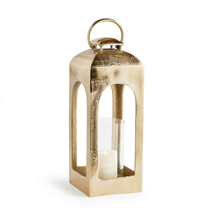 Small Champagne Gold Lantern Sophisticated Statement Piece