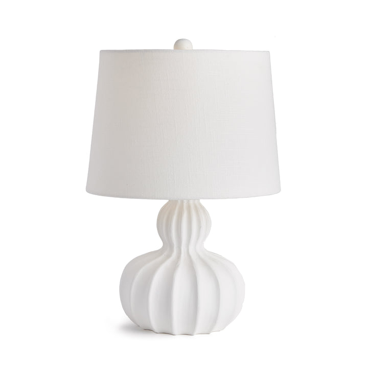 Tidewater White Wood Table Lamp