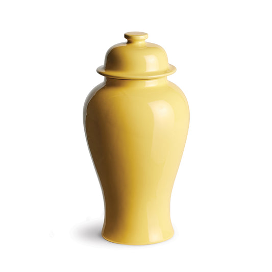 Koa Yellow Lidded Mini Ginger Jar Large