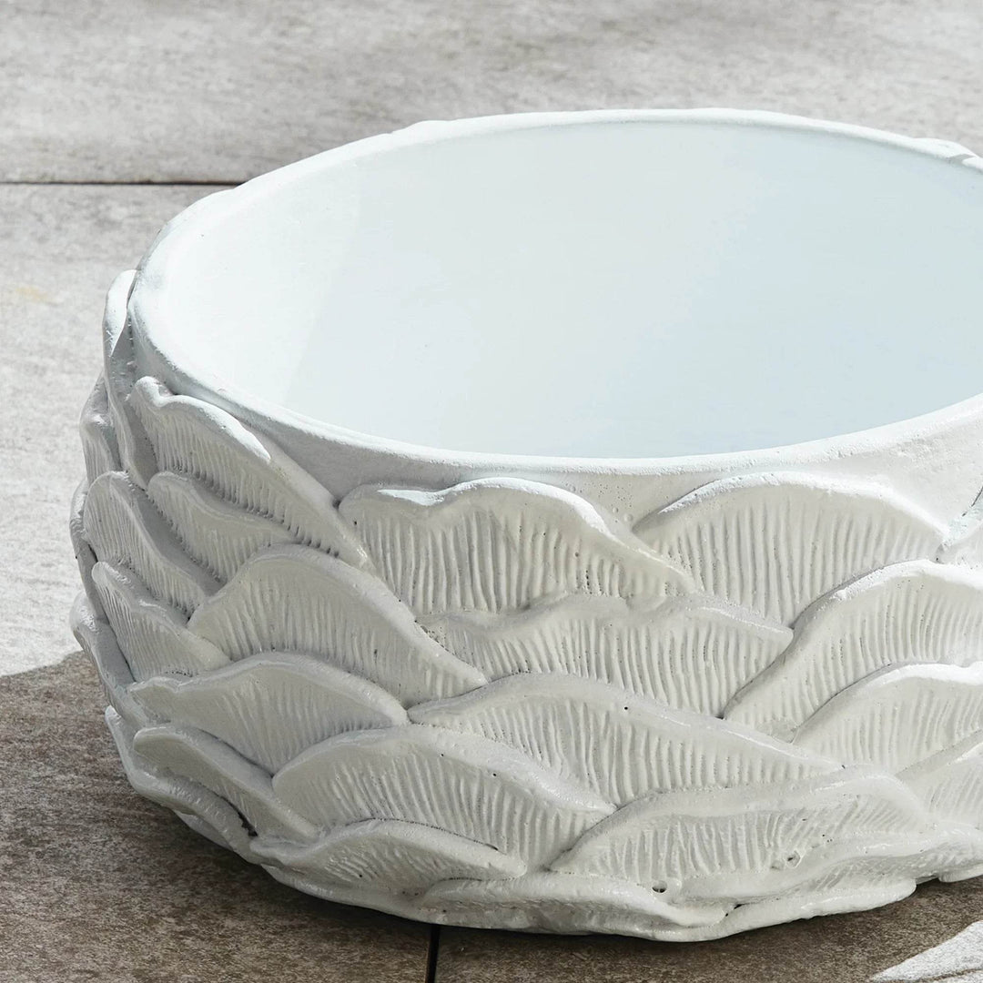 Ashika Concrete Planter Pots, Set Of 2 - Delamere Design