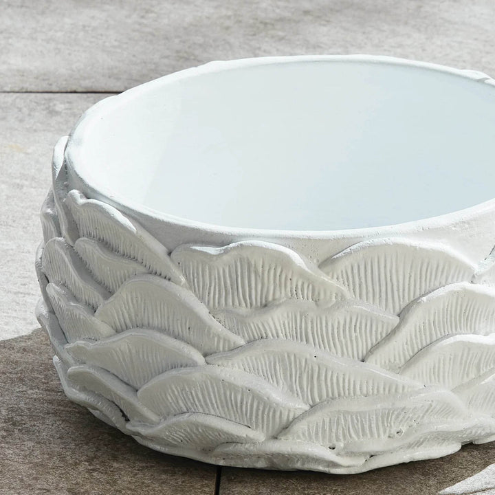 Ashika Concrete Planter Pots, Set Of 2 - Delamere Design