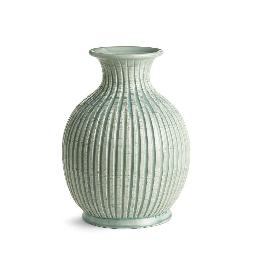 Graffio Celadon Vase