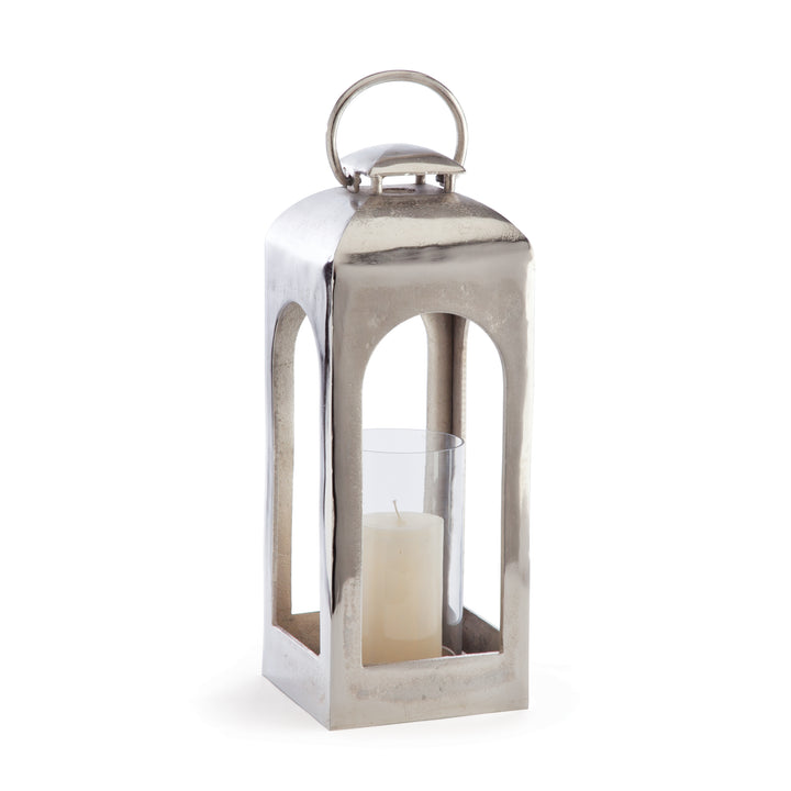 Elegant Silver Indoor Lantern Candle Holder for Home Decor