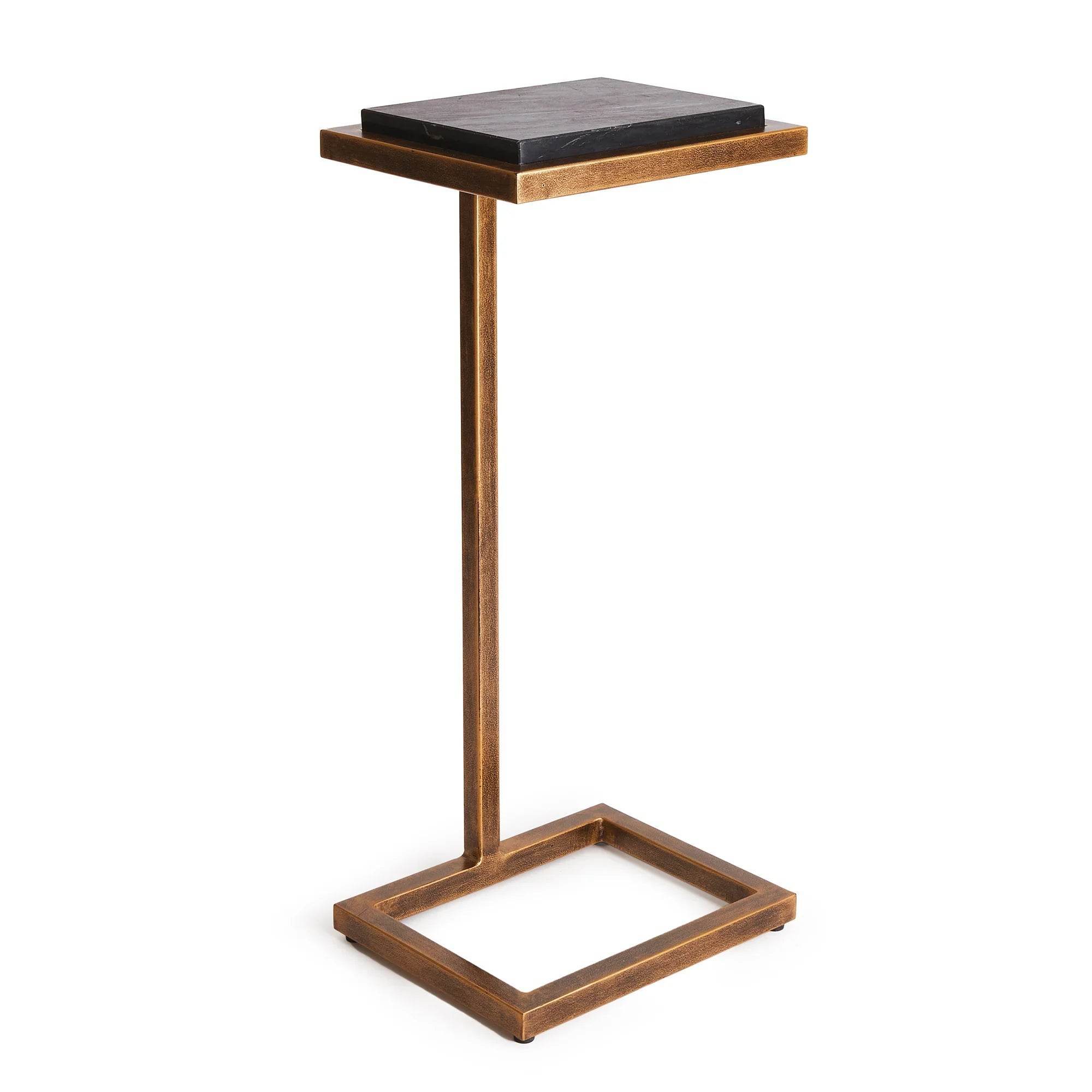Napa Home & Garden Iron and Marble Accent Table