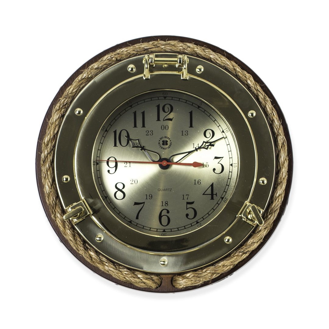 Nautical Themed Wall Clock with Rope